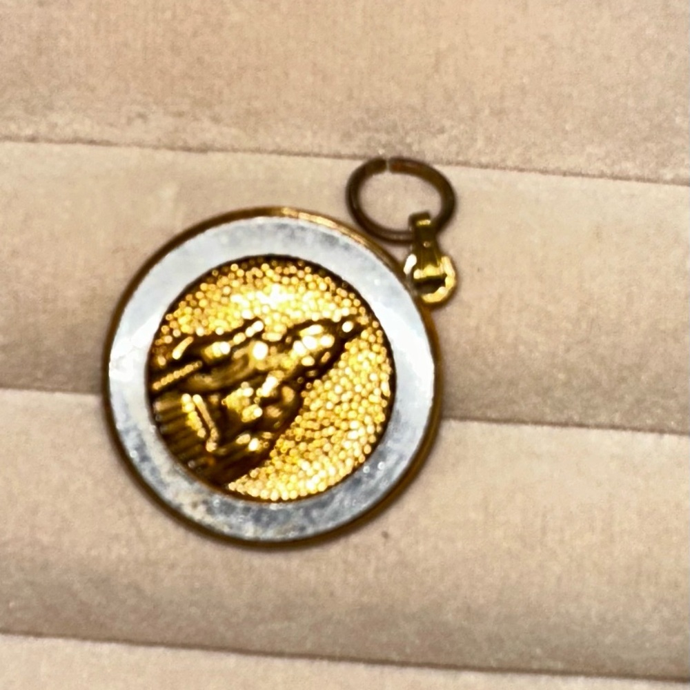 St Jude Gold and Silver Pendant
